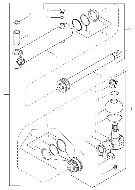 87455637 - гидроцилиндр