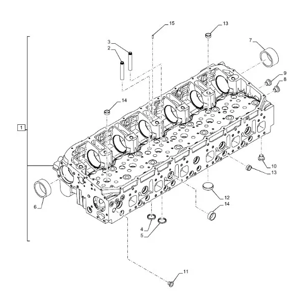 5801372235 - ГБЦ пустая ДВС Cursor13 T9.505/St.